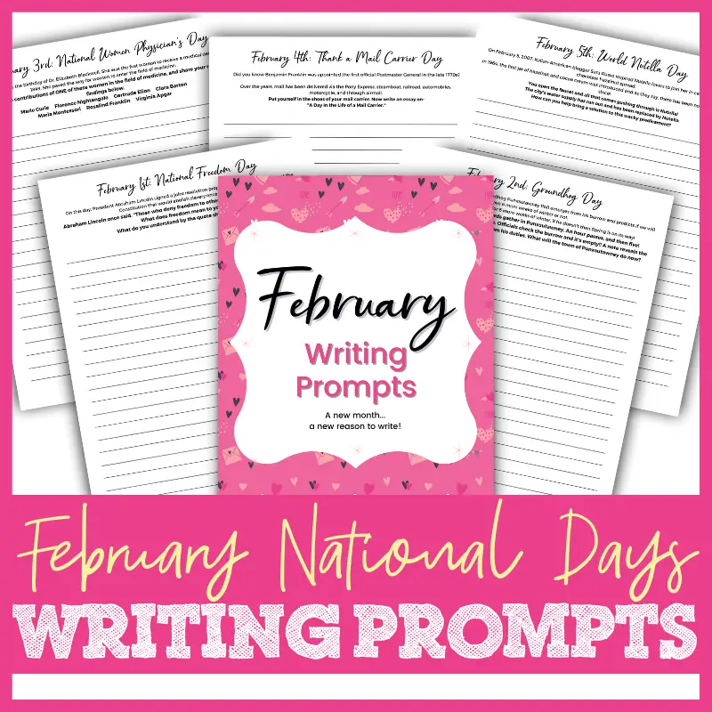 February National Days Writing Prompts