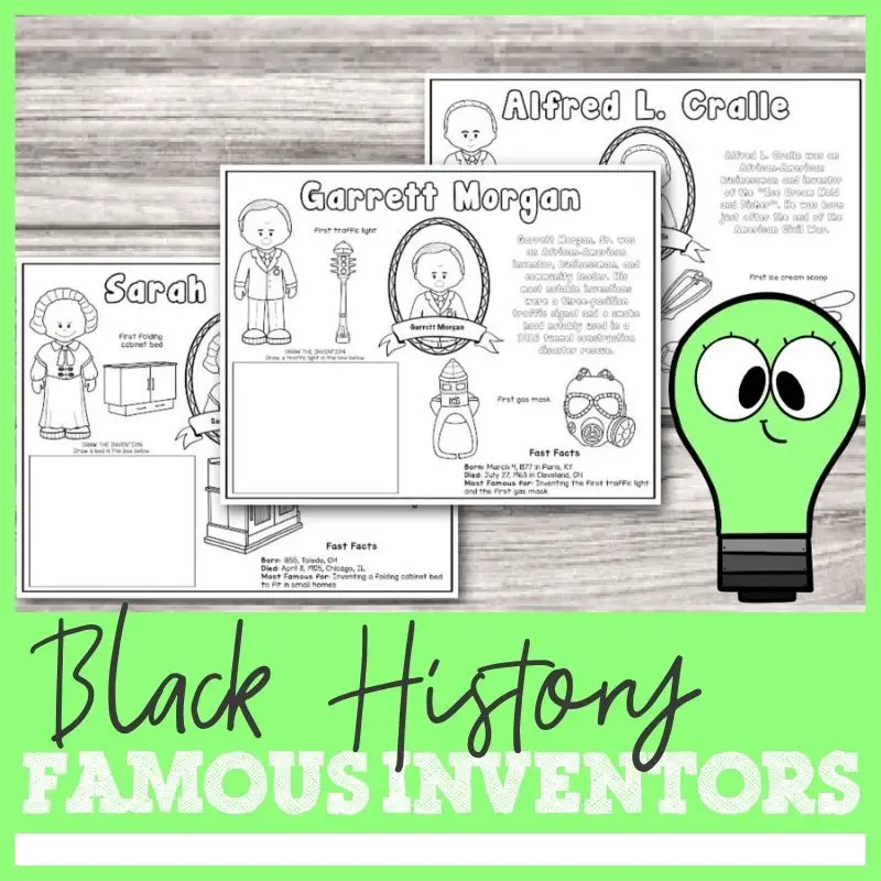 Black History Inventors Drawing Prompts